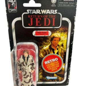 Figurine Star Wars Return Of The Jedi Han Solo (Endor) Retro collection Kenner Hasbro 1