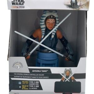 Figurine Support téléphone et manette de jeux Star Wars Ahsoka Tano Câble Guys 1 Photoroom