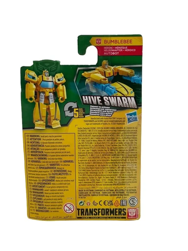 Figurine Transformers Bumblebee Cyberverse Adventures Hive Swarm Hasbro neuf 2 Photoroom