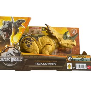 Figurine dinosaure électronique Jurassic World Dino Trackers Regalicerarops Mattel 1