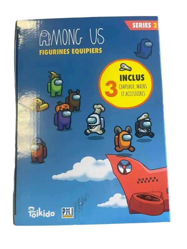 Figurine équipiers Among Us Orange 20 cm séries 2 Toikido 3