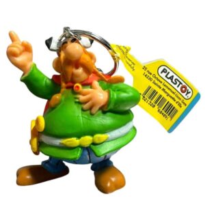 Figurine porte clés Astérix Abraracourcix Plastoy 1