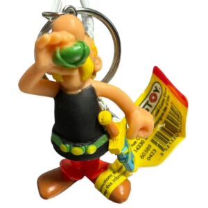 Figurine porte clés Astérix boit de la potion magique Plastoy 1