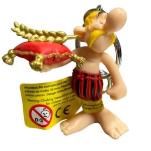 Figurine porte clés Astérix et la serpe d’or Plastoy 1