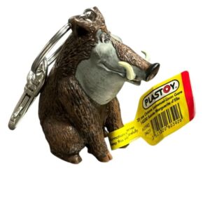 Figurine porte clés Astérix le sanglier Plastoy 1