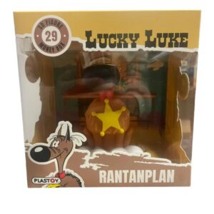 Figurine tirelire Lucky Luke Rantanplan Sd Money Box 29 Plastoy 1
