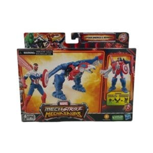 Figurines Marvel MechStrike Mechasaurs Captain America & Redwing Hasbro 1