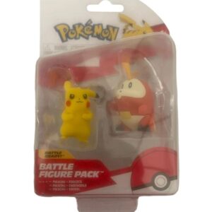 Figurines Pokémon Battle Figure Pack Pikachu et Chochodile Jazwares 1