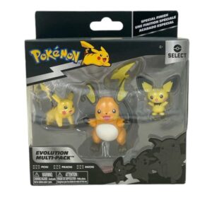 Figurines Pokémon Sélect Évolution Multi pack Pikachu 1 Photoroom