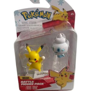 Figurines x 2 Battle Figure Pack Pikachu et Sorbebe Jazwares 1