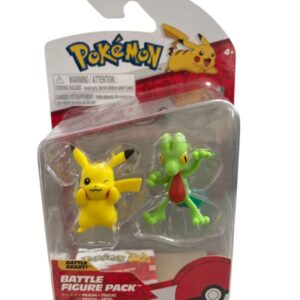 Figurines x 2 Pokémon Battle Figure Pack Pikachu + Arcko Jazwares 1