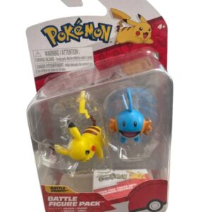 Figurines x 2 Pokémon Battle Figure Pack Pikachu et Gobou Jazwares 1