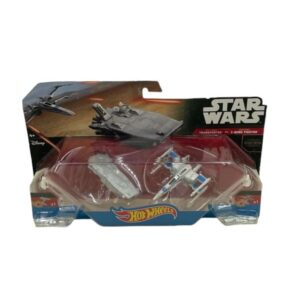 Hot Wheels Star Wars First Order Transporter Vs X wing Fighter Mattel 1 Photoroom