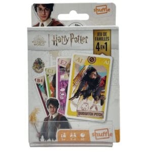 Jeu de société jeu de familles 4 en 1 Harry Potter Shuffle 1
