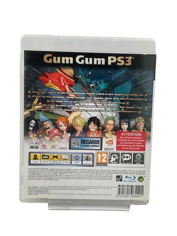 Jeu video One Piece Pirate Warriors sur console PlayStation 3 2 Photoroom