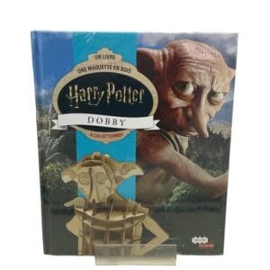 Livre + maquette en bois Harry Potter Dobby 1 Photoroom
