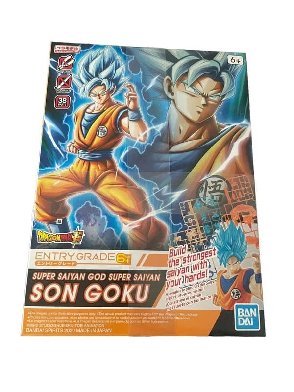 Maquette Dragon Ball Super Entry Grade Super Saiyan God Super Saiyan Son Goku Bandai 1