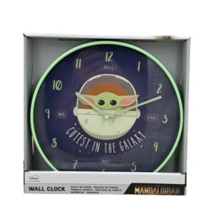 Pendule murale : horloge : Wall clock Star Wars The Mandalorian 1 Photoroom