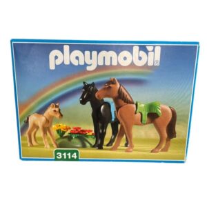 Playmobil 3114 famille de chevaux année 2001 1