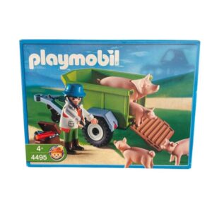 Playmobil 4495 vétérinaire avec Cochons:Porcs année 2004 1