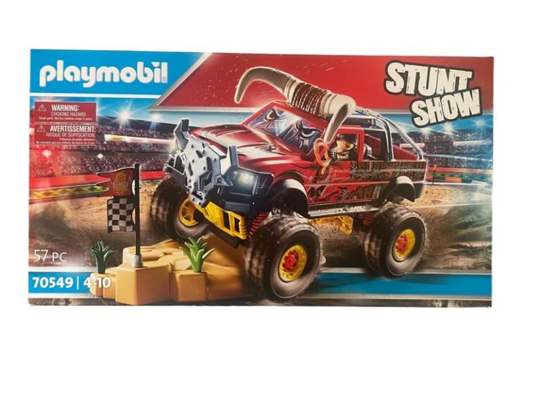 Playmobil 70945 Stunt Show 4x4 de cascade taureau 1