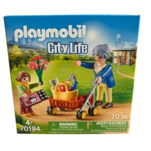 Playmobil City Life 70194 petite fille et grand mère 1
