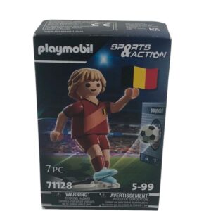 Playmobil coupe de monde de football joueur Belge 71128 1 Photoroom