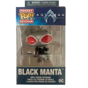 Porte clés figurine Funko Pop Dc Comics Aquaman Black Manta 1