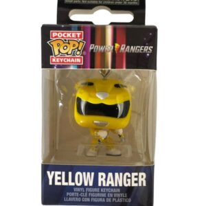 Porte clés figurine Funko Pop Power Rangers 30Th Yellow Ranger 1