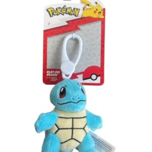 Porte clés peluche Pokémon Clip on plush Carapuce Jazwares 1