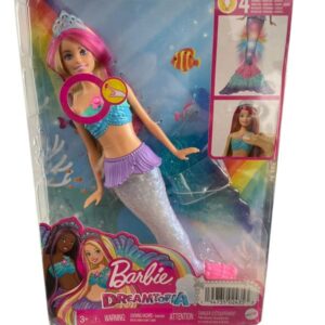 Poupée Barbie Dreamtopia Sirène Lumières Scintillantes Mattel 1