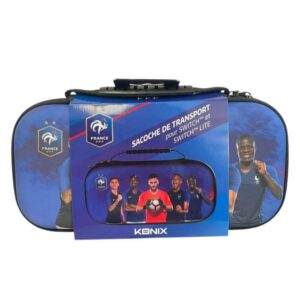 Sacoche transport pour console Nintendo Switch et Switch Lite Équipe de France Football Konix 1