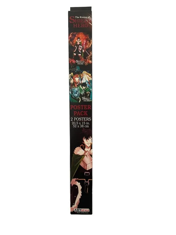Set de deux posters The Rising Of The Shield Hero 52 x 38 cm Aby Style 1