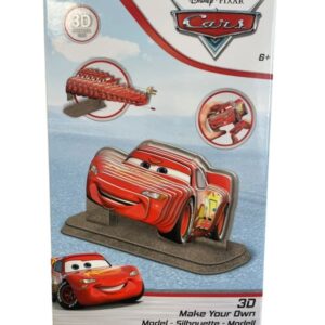 Silhouette 3D Disney Pixar Cars Flash McQueen 1