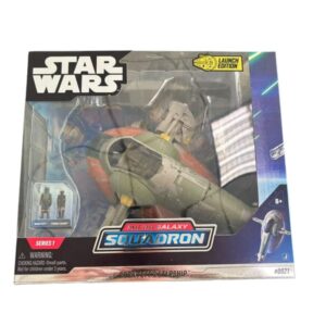 Star Wars Micro Galaxy Squadron Boba Fett’s Starship Launch Édition Jazwares 1