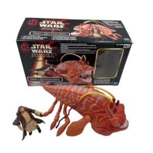 Star Wars épisode 1 Opee & Qui Gon Jinn Hasbro 1998 1 Photoroom
