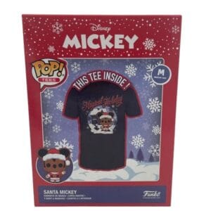 T Shirts Funko Disney Santa Mickey taille M 1 Photoroom