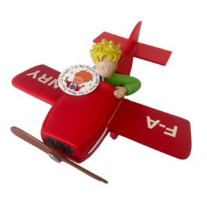 Tirelire le petit prince dans son avion en PVC 27 cm Plastoy 1
