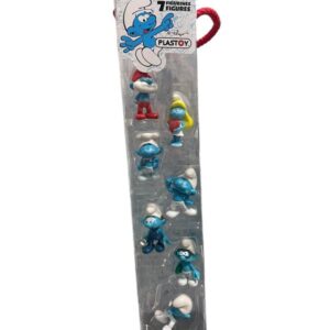 Tubo Pack les Schtroumpfs 7 figurines Plastoy 1