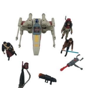 Vaisseau Star Wars X Wing Fighter + Figurines Hasbro : Kenner 1