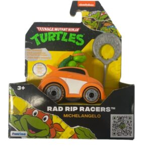 Véhicule miniature avec lanceur Teenage Mutant Ninja Turtles Michelangelo Funrise 1